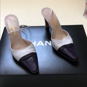 Chanel heels.